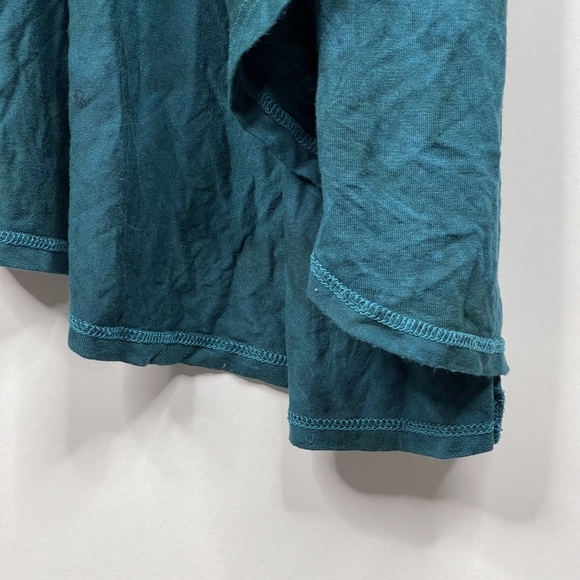 2/$30 Lane Bryant Asymmetric Faux Evening Gown 22/ 24 Green High Low Maxi #7129 - Picture 8 of 16